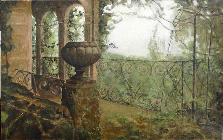 Im Garten I, 2020 - Tanja Nittka, Berlin; Malerei, Malerin